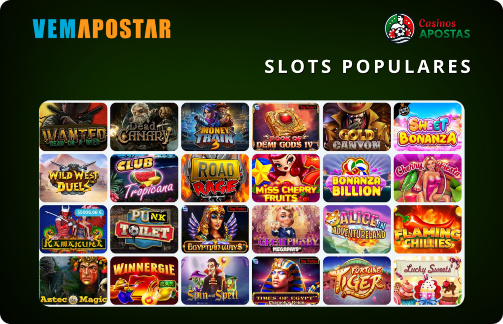 Slots populares VemApostar