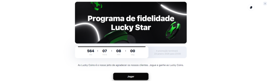 Programa de fidelidade do casino