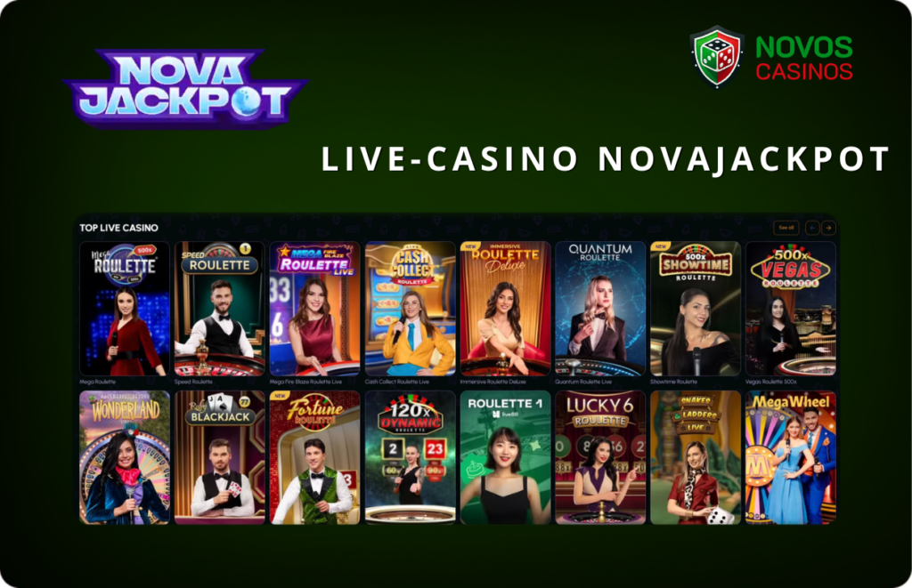 Novajackpot Live-casino