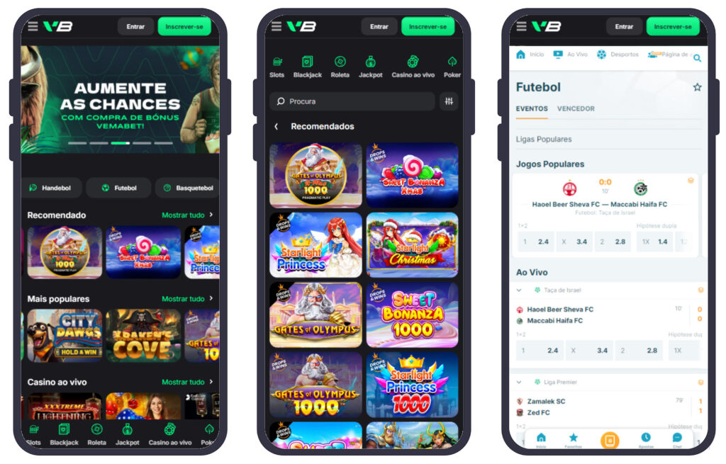 Vemabet VB móvel app